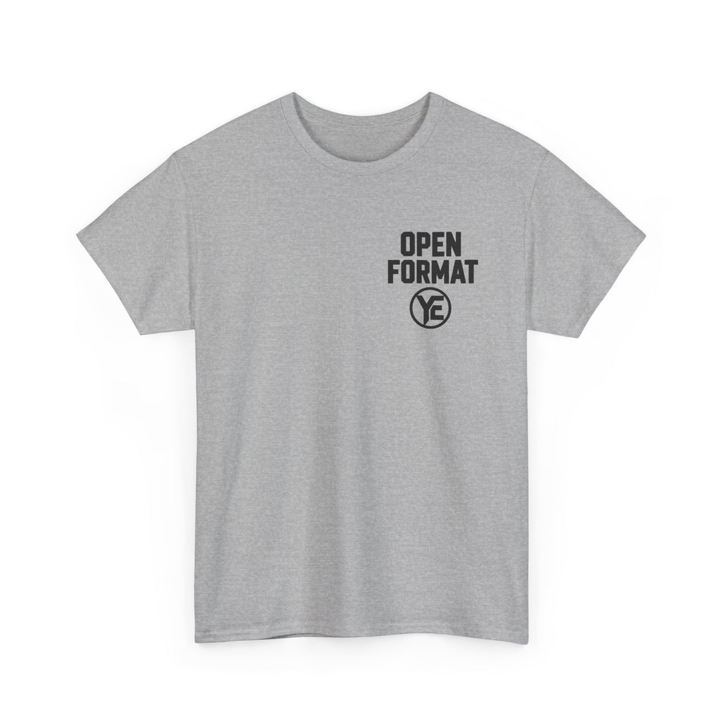 "Open Format All Night" Graphic Tee (Hip-Hop • Country • House • Rock • 80s • Throwbacks)