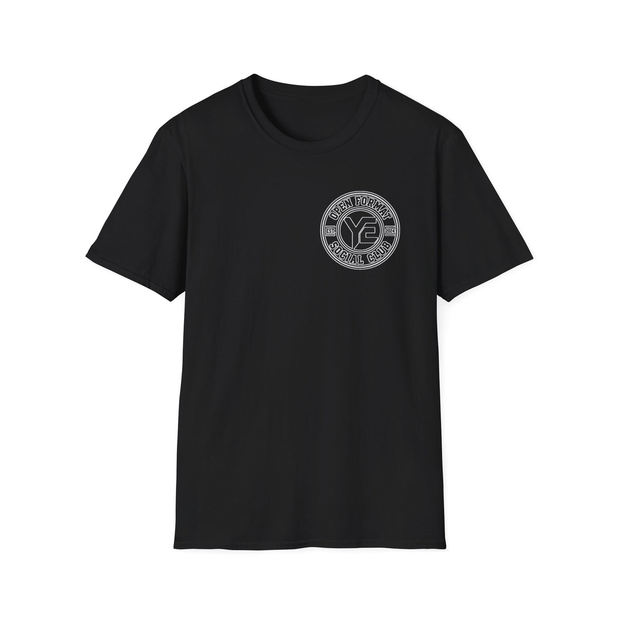 Open For Maybe Social Club T‑Shirt — Vintage Circular Logo Tee